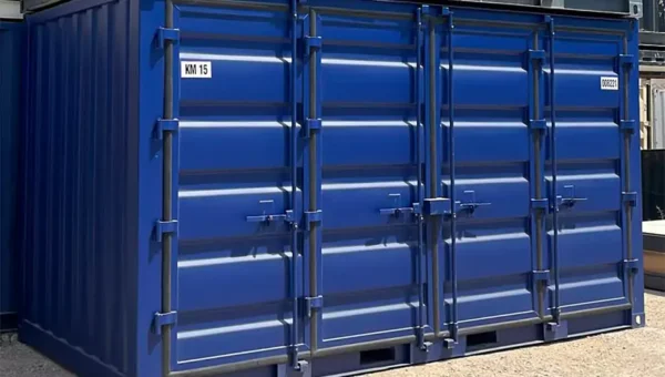 container 15 pieds open side occasion – accès latéral complet et stockage sécurisé
