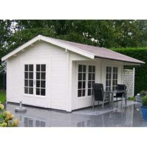 maison de jardin bois brut 24m2